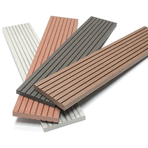 广东户外地板生产安装厂家供应竖条纹塑木地板材料