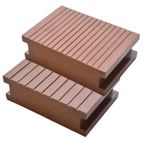 广东生产销售塑木地板厂家150-50实心加厚木塑地板定制