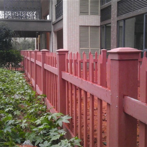 广东省高校木塑围栏护栏隔栅施工案例