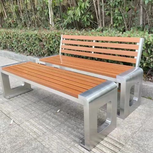广东省木塑坐凳塑木公园椅厂家直销