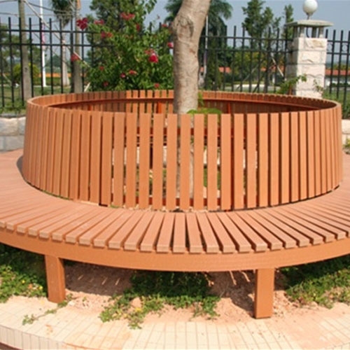 广东省塑木花箱树池围树座椅定做